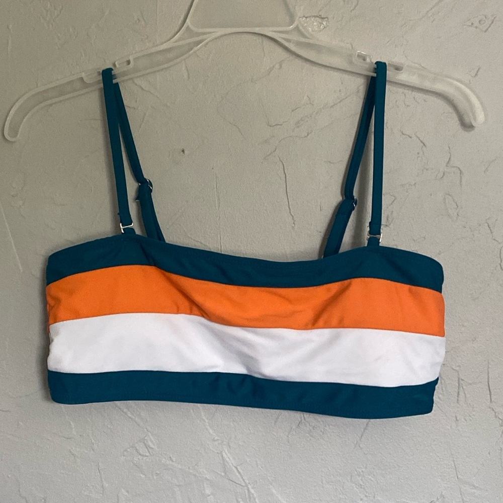 Teal high waisted swimsuit size medium